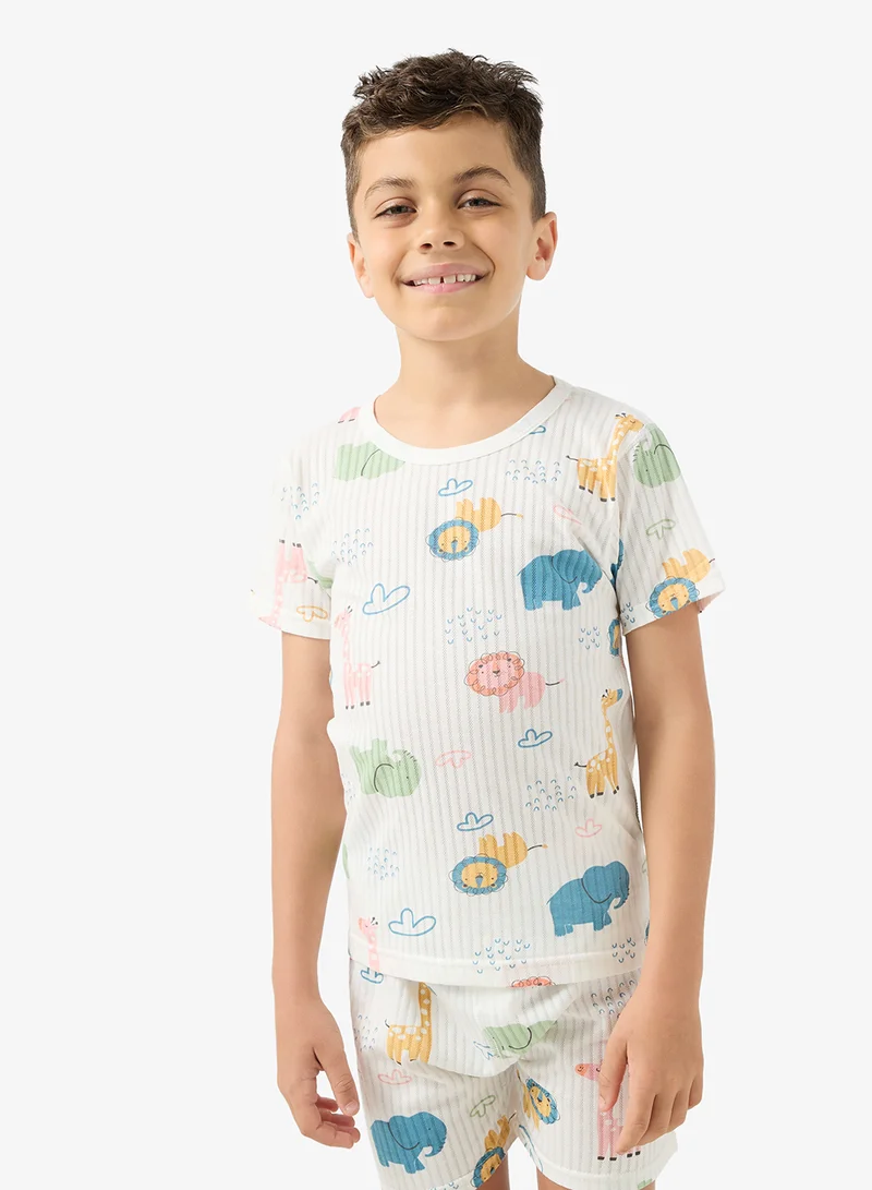 Pinata  Zoo Print Short Pyjamas for Men | Best Price UAE
